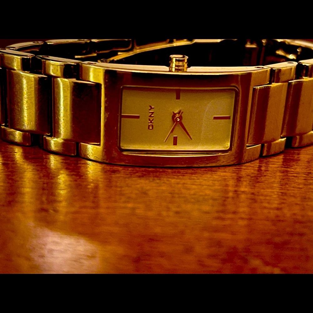 DKNY ladies 29mm tonneau shaped watch